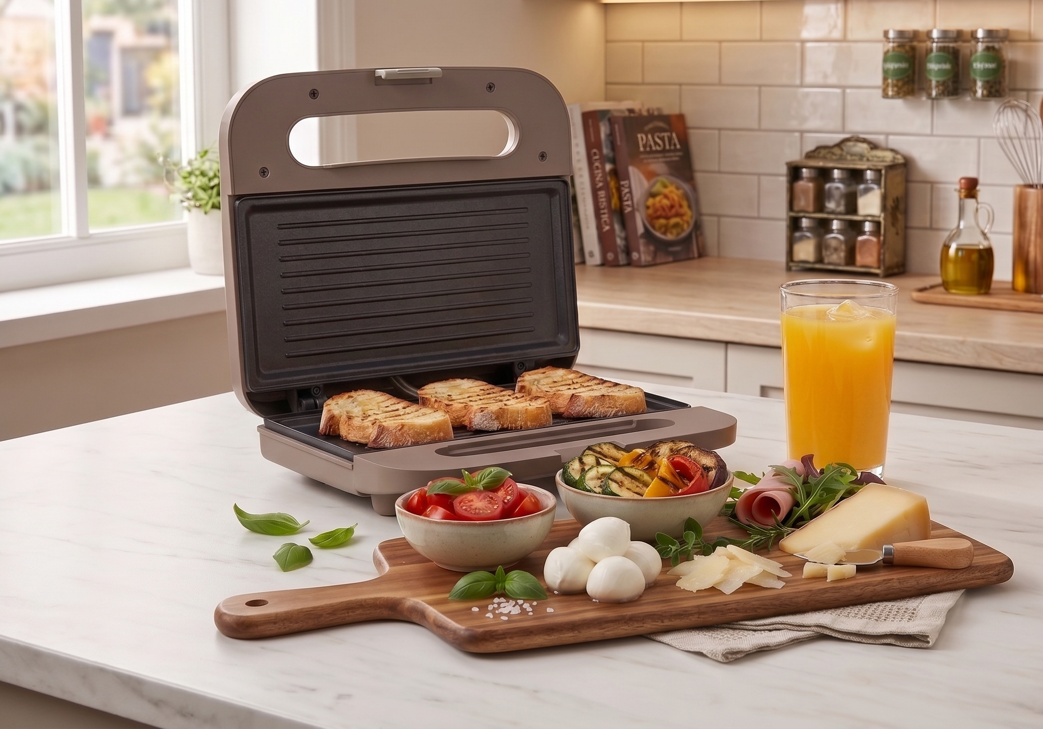 tostiera breakfast wood